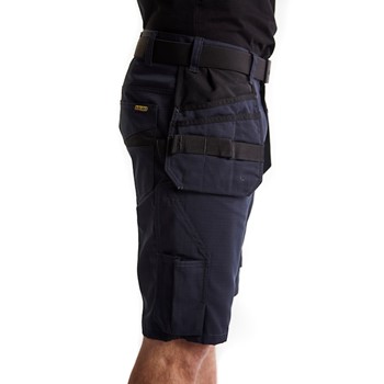 Blåkläder Service short met spijkerzakken 14941330 Donker marineblauw/Zwart 5 / 6