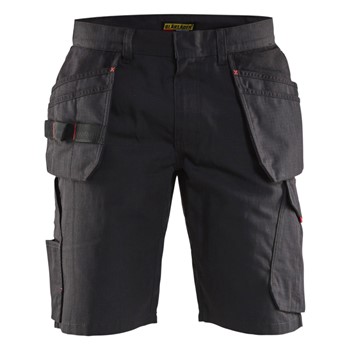 Blåkläder Service short met spijkerzakken 14941330 Zwart/Rood 1 / 6