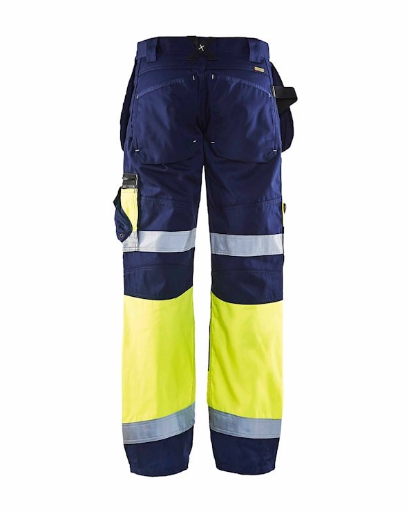 Blåkläder Werkbroek High-Vis X1500 15081860 Marine/High-Vis Geel 2 / 5