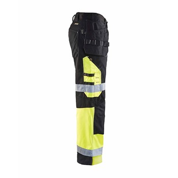 Blåkläder Werkbroek High-Vis X1500 15081860 Zwart/High-Vis Geel 3 / 6