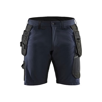 Blåkläder Short 4-weg stretch 15201645 Donker marineblauw/Zwart 1 / 4