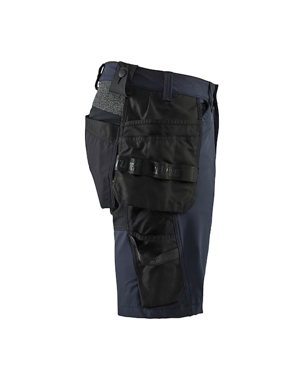 Blåkläder Short 4-weg stretch 15201645 Donker marineblauw/Zwart 3 / 4