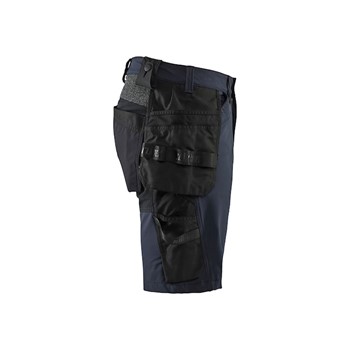 Blåkläder Short 4-weg stretch 15201645 Donker marineblauw/Zwart 3 / 4