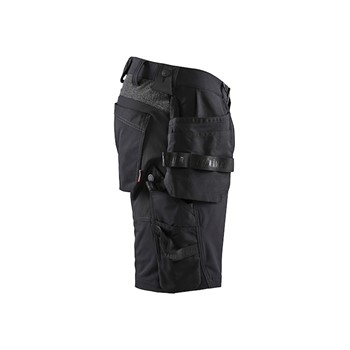 Blåkläder Short 4-weg stretch 15201645 Zwart/Donkergrijs 3 / 4