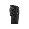 Blåkläder Short 4-weg stretch 15201645 Zwart/Donkergrijs 3 / 4