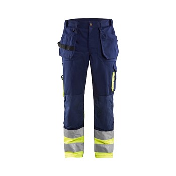 Blåkläder Werkbroek High-Vis 15291860 Marine/High-Vis Geel 1 / 3