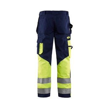 Blåkläder Werkbroek High-Vis 15291860 Marine/High-Vis Geel 2 / 3