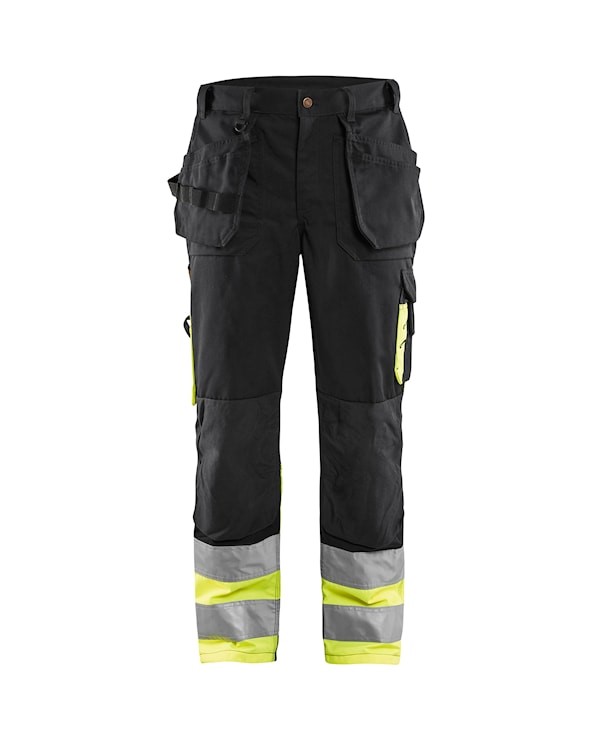 Blåkläder Werkbroek High-Vis 15291860 Zwart/High-Vis Geel 1 / 4