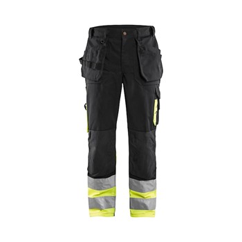 Blåkläder Werkbroek High-Vis 15291860 Zwart/High-Vis Geel 1 / 4