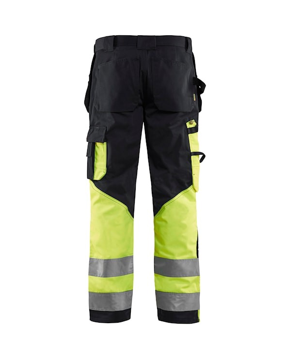 Blåkläder Werkbroek High-Vis 15291860 Zwart/High-Vis Geel 2 / 4
