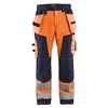 Blåkläder Werkbroek softshell High-Vis 15672517 High-Vis Oranje/Marineblauw 1 / 1