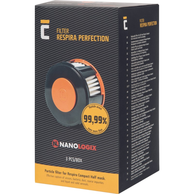 P3 filter for Respira Compact half mask (Verbouwing) 2 / 2