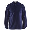 Blåkläder Vlamvertragende polo piqué lange mouw 33741726 Marineblauw 1 / 1