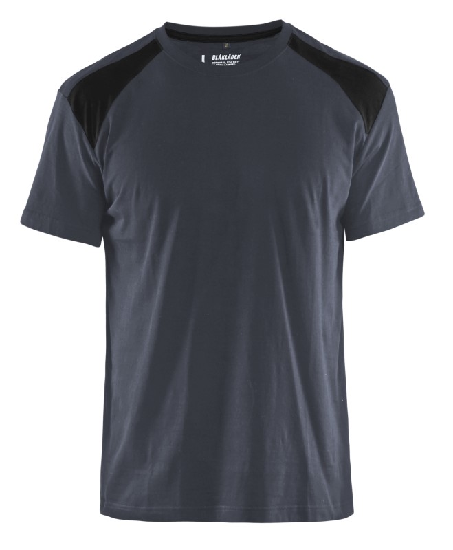 Blåkläder T-Shirt bicolour 33791042 Donkergrijs/Zwart 1 / 1