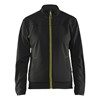 Blåkläder Dames service Sweatshirt met rits 33942526 Zwart/High-Vis Geel 1 / 1