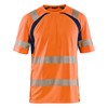 Blåkläder UV-T-Shirt High-Vis 33971013 High-Vis Oranje/Marineblauw 1 / 1