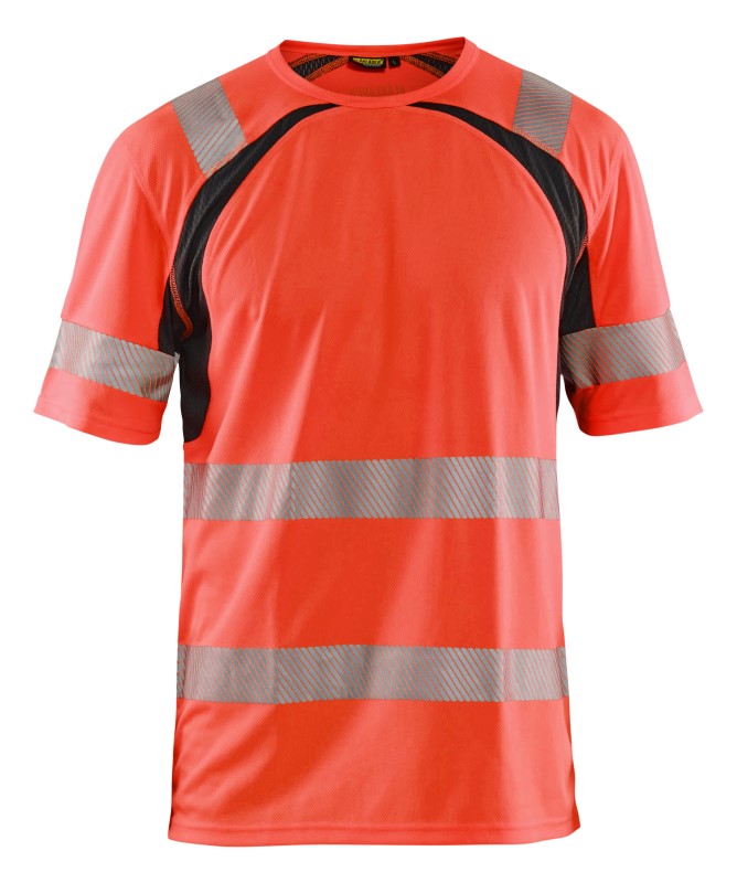 Blåkläder UV-T-Shirt High-Vis 33971013 High-Vis Rood/Zwart 1 / 1