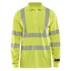 Blåkläder Multinorm piqué polo lange mouw 34391726 High-Vis Geel 1 / 1