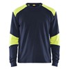 Blåkläder Vlamvertragend T-Shirt lange mouwen 34571761 Marine/High-Vis Geel 1 / 1