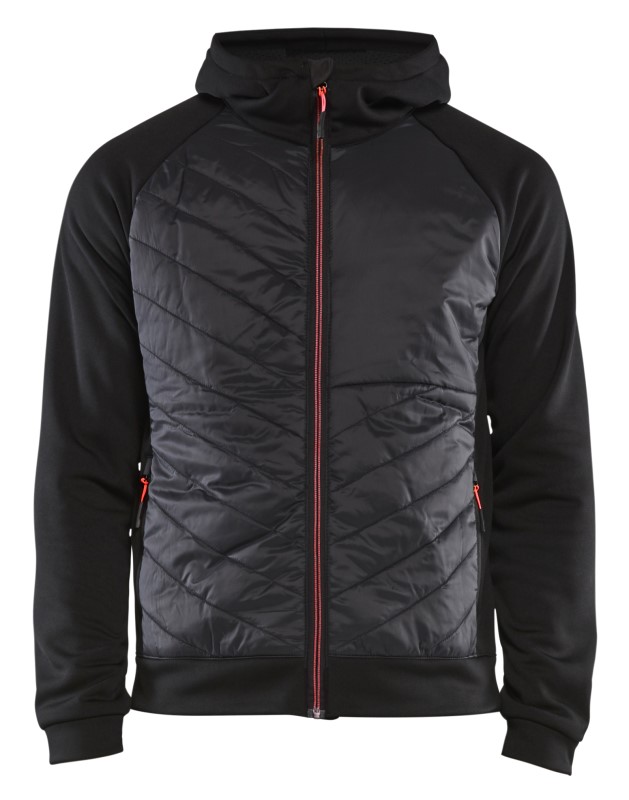 Blåkläder Hybride sweater 34632526 Zwart/Rood 1 / 1