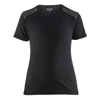 Blåkläder Dames T-Shirt 34791042 Zwart/Donkergrijs 1 / 1