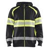 Blåkläder High-Vis Hooded Sweatshirt 35521158 Zwart/High-Vis Geel 1 / 1