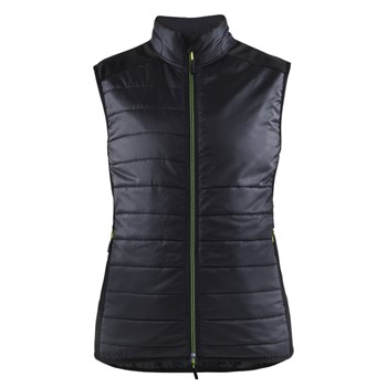 Blåkläder Dames bodywarmer gevoerd 38642030 Zwart/High-Vis Geel 1 / 1