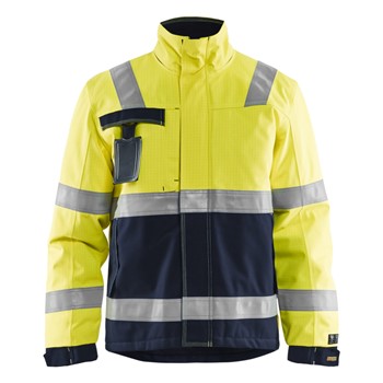 Blåkläder Multinorm Winterjas 40681530 High-Vis Geel/Marineblauw 1 / 1