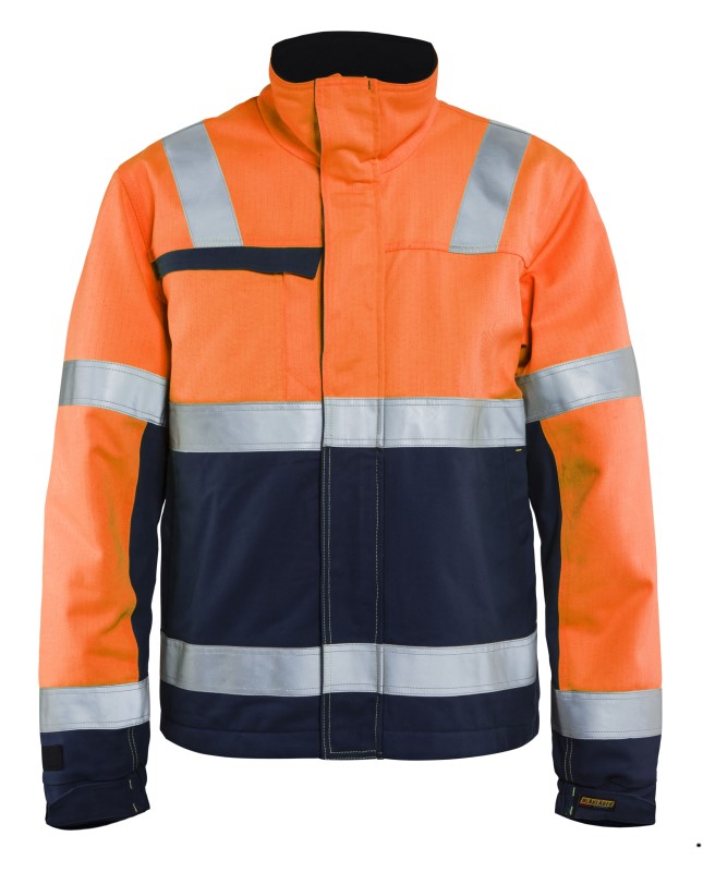 Blåkläder Multinorm winterjas 40691513 High-Vis Oranje/Marineblauw 1 / 1