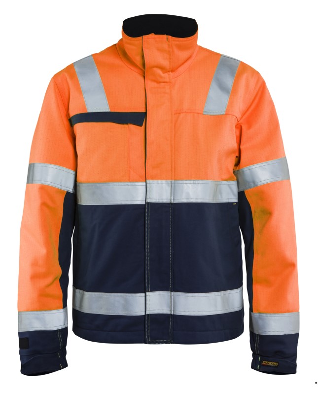 Blåkläder Multinorm winterjas 40691513 High-Vis Oranje/Marineblauw 1 / 1