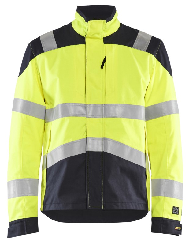 Blåkläder Multinorm jack Inherent 40891512 High-Vis Geel/Marineblauw 1 / 1