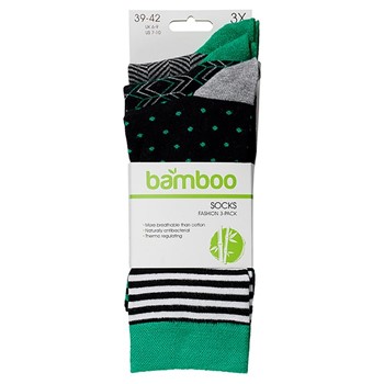 Bamboo Fashion Mannen Sokken 3-Pack 000121472003 6 / 6