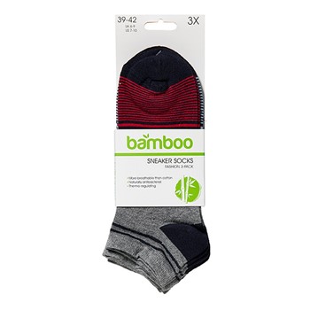 Bamboo Basic Mannen Sneakersocks 3-Pack 000121474001 2 / 6