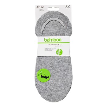 Bamboo Basic No-Show Terry 3-Pack 000121476000 5 / 5