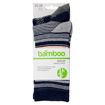 Bamboo Dames Sokken 3-Pack 000131472001 6 / 6