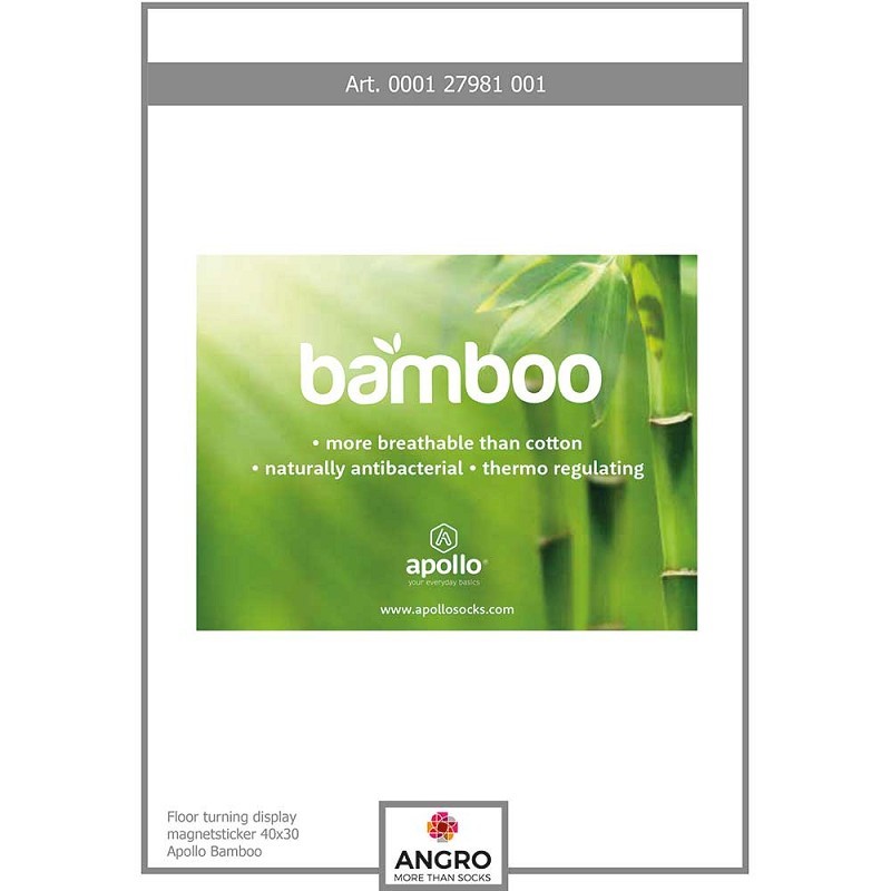 Vloer Draaiende Display Magneet Sticker Bamboo 000127981001 1 / 1