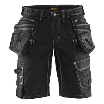 Blåkläder Short denim stretch X1900 19921141 Zwart 1 / 1