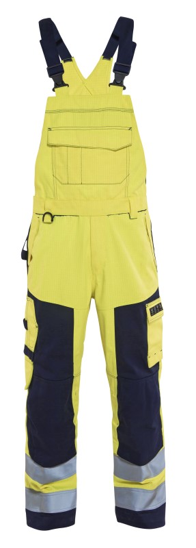 Blåkläder Multinorm bretelbroek 26081514 High-Vis Geel/Marineblauw 1 / 1