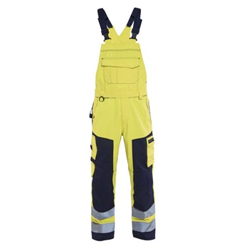 Blåkläder Multinorm bretelbroek 26081514 High-Vis Geel/Marineblauw 1 / 1