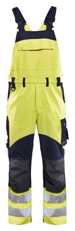 Blåkläder Multinorm bretelbroek Inherent 28891512 High-Vis Geel/Marineblauw 1 / 1