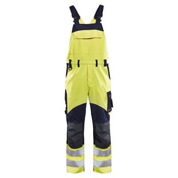 Blåkläder Multinorm bretelbroek Inherent 28891512 High-Vis Geel/Marineblauw 1 / 1