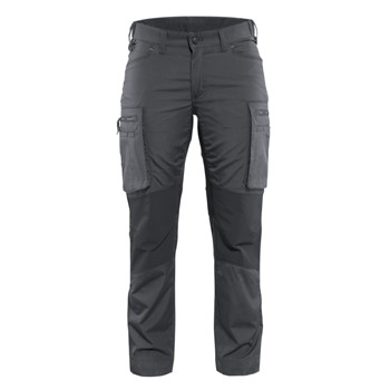 Blåkläder Dames Service werkbroek Stretch 71591845 Donkergrijs/Zwart 1 / 1