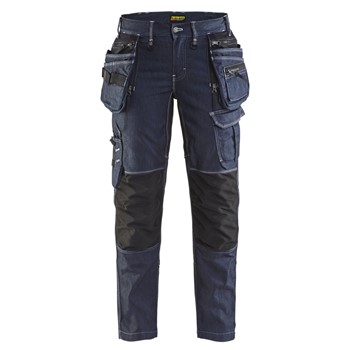 Blåkläder Dames werkbroek X1900 Stretch 79901141 Marineblauw/Zwart 1 / 1