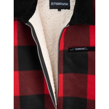 Storvik Houthakkers Fleecevest London Gevoerd Rood 2 / 3