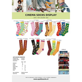 Bioscoop sokken Display 000120299100 2 / 2