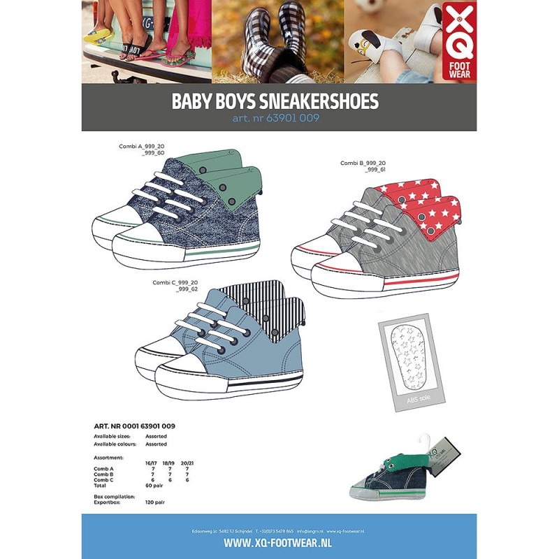 XQ Jongens Baby Sneakers 000163901009 6 / 6