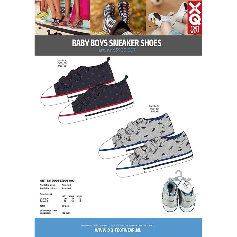 XQ Jongens Baby Sneakers 000163903007 6 / 6