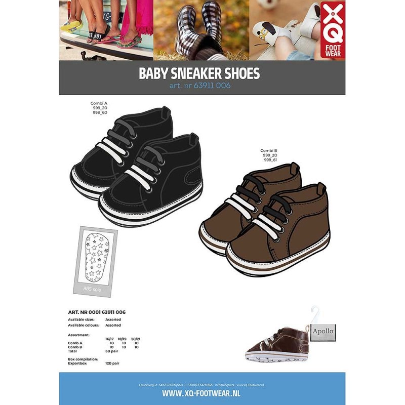 XQ Jongens Baby Sneakers 000163911006 6 / 6