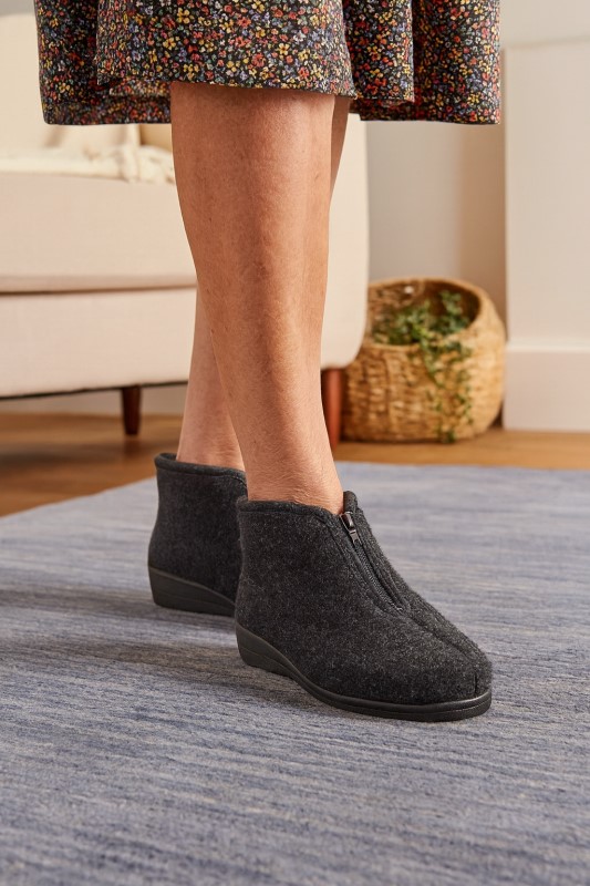 Neles Pantoffel dames hoog met rits 824-L 6 / 6