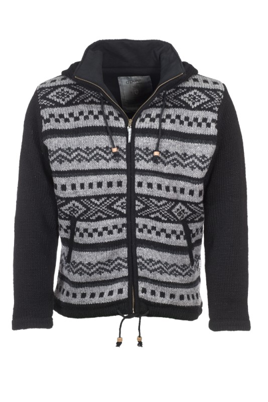 Pure Wool Vest Michael MNL-2370 Zwart (Verbouwing) 1 / 2